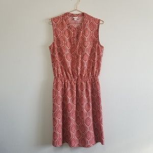 Merona sleeveless geometric pattern dress